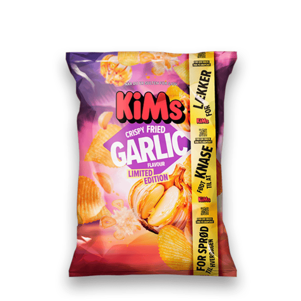 Kims Crispy Fried Garlic 150g snack med hvidløgssmag