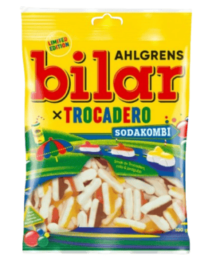 Ahlgrens bilar Sodakombi x Trocadero slikpose