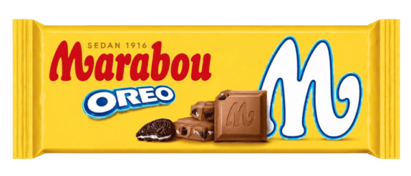 Marabou Oreo mælkechokolade med OREO-kiks