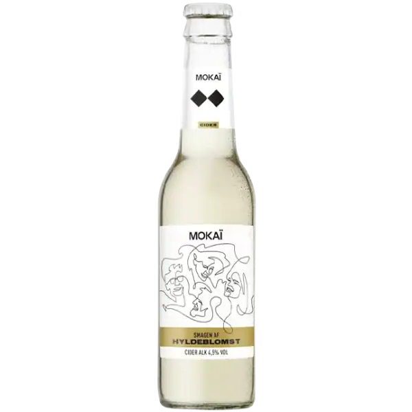 Mokai Hyldeblomst 27,5 Cl ready-to-drink med 4,5 % alkohol