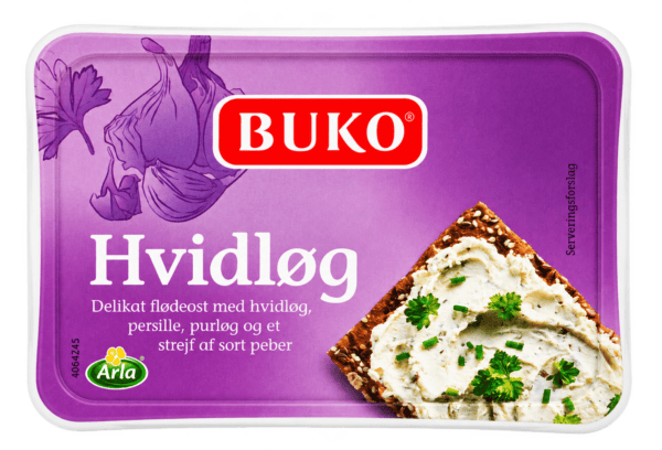 Buko Hvidløgsost 200 g flødeost med hvidløg