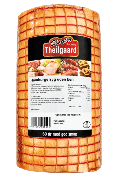 Theilgaard Hamburgerryg røget svinekam