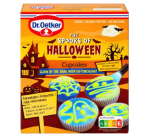 Oetkter Halloween Glow in the Dark 350 g cupcake bagekit