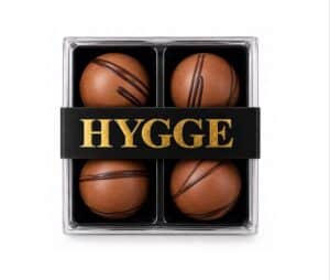 Hygge Romkugler Mælke choko, mørke streger