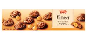 Toms Mimoser 62 g med ristet hasselnød og chokolade