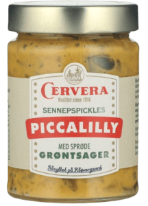 Cervera Piccalilly Hel 320 g med sprøde sennepspickles