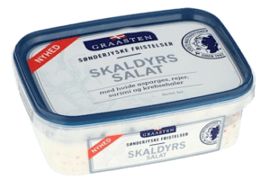 Graasten skaldyrs salat 140 g med rejer, surimi og krebsehaler