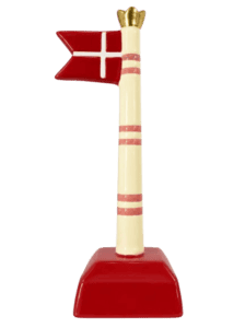 Fødselsdagsflag i Keramik til dansk fødselsdagsbord