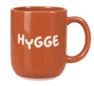 Krus Hygge med dansk hygge-motiv