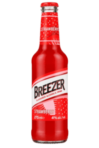 Breezer Strawberry 4% 27,5 cl flaske