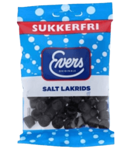 Evers Salt Lakrids Sukkerfri 60 g