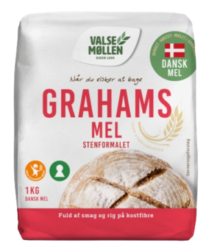 Valsemøllen grahamsmel dansk fuldkornsmel