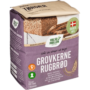 Valsemøllen grovkernerugbrød 900 g bageblanding