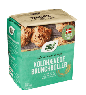 Valsemøllen kold hævede brunch boller 500 g bageblanding