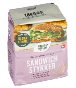 Valsemøllen sandwich stykker 900 g bageblanding