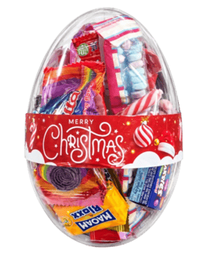 Nordthy Juleæg med blandet slik og chokolade